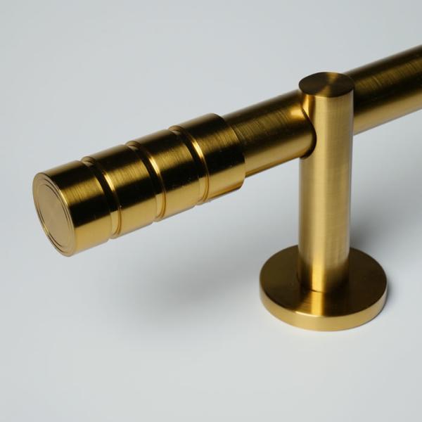 KIEI EP-041 Curtain Rod Hot Sale Luxury Adjustable Pole Hardware Precision Manufacturing Simple Style
