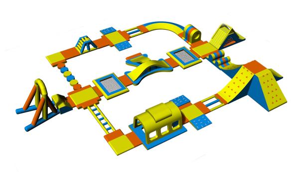 Greece Inflatable Aqua Park Equipment / Inflatable Commercial Water Park Toys Manufacturer