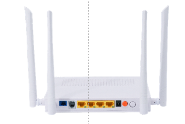 Ac 4GE 2.4G/5GHz 802,11 Wifi маршрутизатора диапазона ONU Xpon решения FTTH двойной