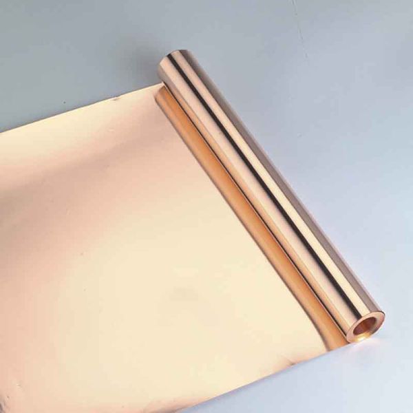 Thin Copper Foil Conductive Strip Roll for Industrial Lithium Batteries-Industrially Processed and Bending Cutting Services