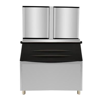 Máquina de fazer gelo de cubo robusto com 900kg/24 horas capacidade diária e tensão estável