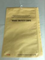 Matte Adhesive Seal Plastic Bags With Hook , Underwear Socks Pvc Plastic Bag