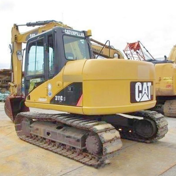Катерпиляр двигатель Cat 311c Использованный экскаватор В хорошем состоянии и масса машины 12000 кг