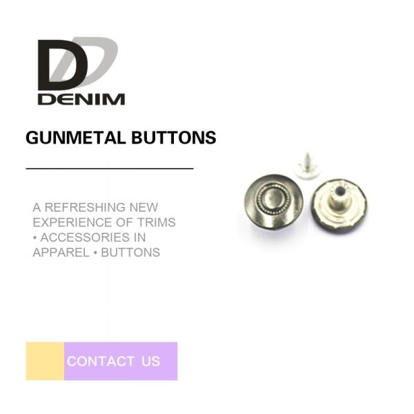 Выгравированная металлом кнопка хвостовика с логотипом | 16 MM/20 MM