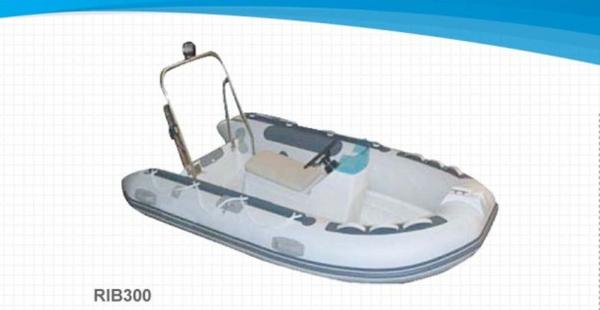 10 Ft Orca Hypalon Small Inflatable Boat , Rigid Hull Inflatable Boats For Fishing