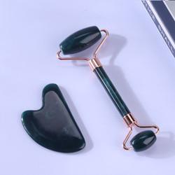 Jade Face Roller branca, amostra grátis de Rose Quartz Stone Roller 56g