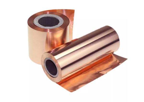 Standard Thickness Available For Rolled Copper Foil In 100mm-1000mm Length