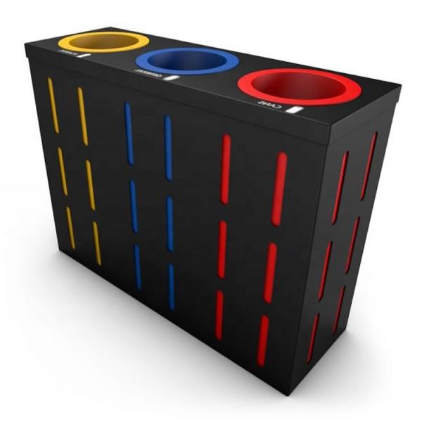 Multi balde do lixo industrial moderno do compartimento 36L
