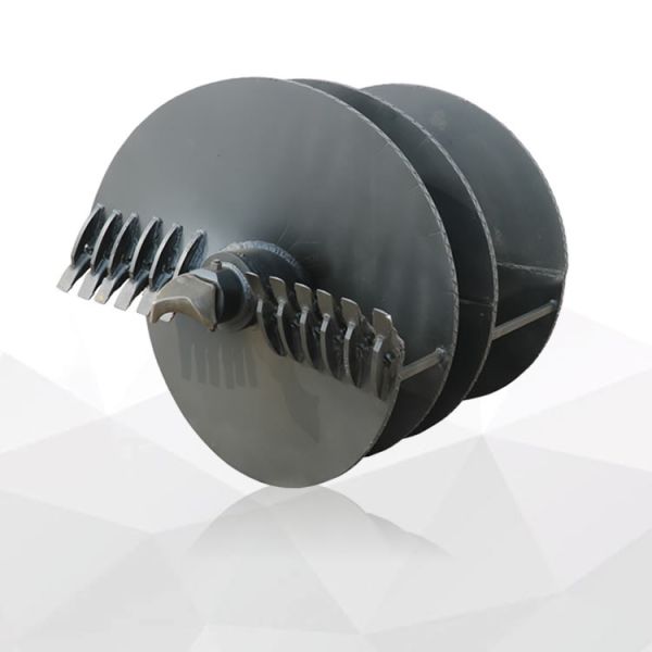 800mmの沈泥の砂利の粘土の地面の穴あけ工具は直径の塗布の地球ねじオーガーを切った