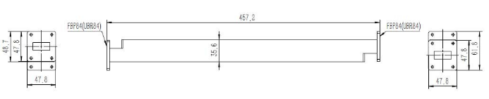 7.05-10GHz  WR-112  WAVEGUIDE ATTENUATOR