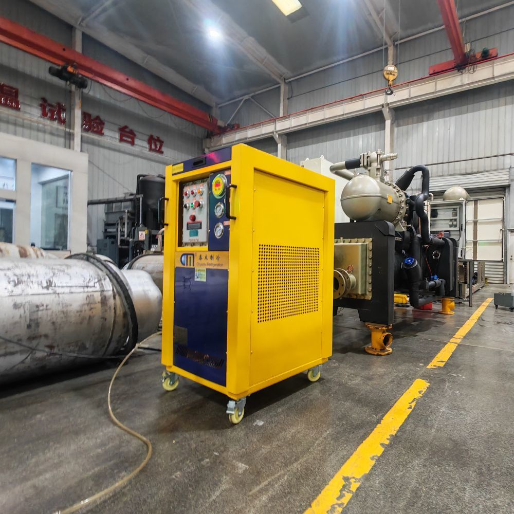 Industrial CE ATEX Refrigerant Recovery Machine with >95% Recovery Rate with 12 month warranty