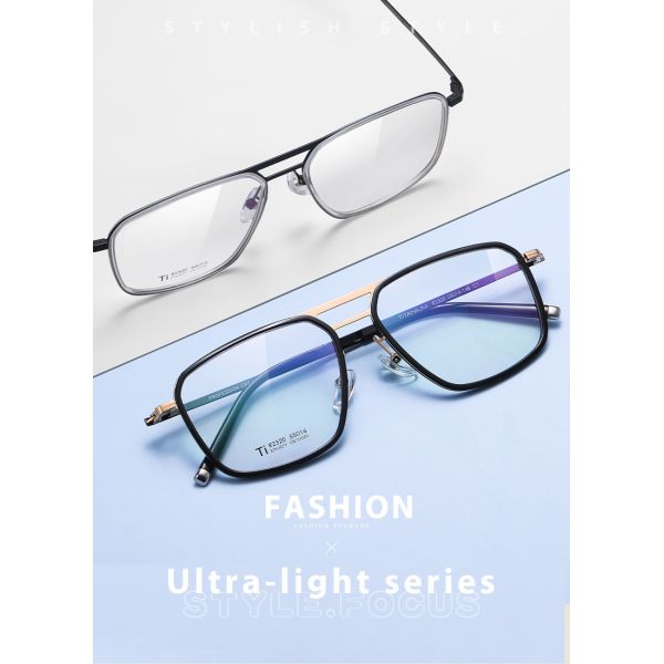 Ясные стекла титана ацетата объектива, Unisex OEM стекел рамки металла