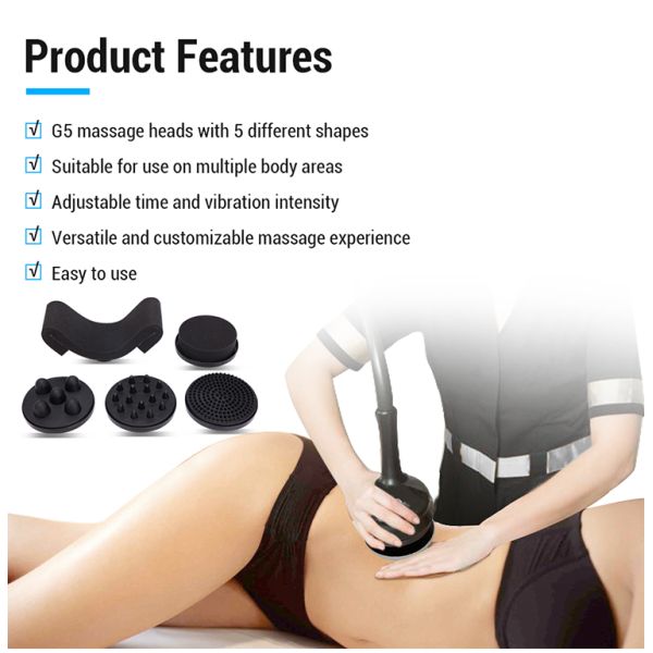 2024 Latest Fatigue Removal G5 Pain Relieve Muscle Relax Body Slimming Massager Machine JF624L