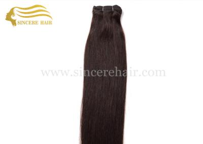 60 CM Remy Cuticle Hair Weft Extensions for sale - 24 Silk Straight Brown Remy Human Hair Weft Extension For Sale