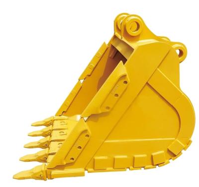 Q345B Excavadora de material balde extra pesado para EX400/ZAXIS 400 4-8m3 Capacidade