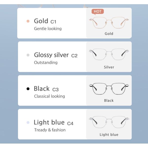 Царапина железного каркаса нержавеющей стали стекел рамки титана дела Bendable анти-