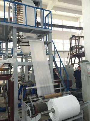 High Speed PE Film Blowing Machine ABA Three Layer Co - Extrusion