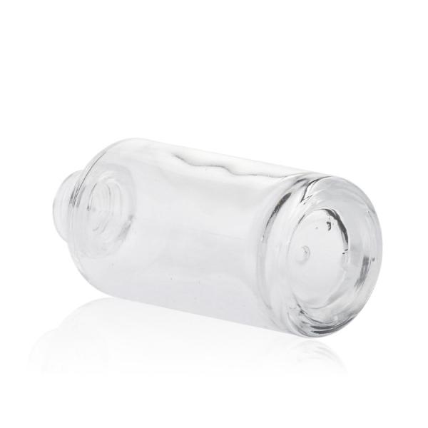 Black Cap Liquid Foundation Glass Bottle Transparent 30ml