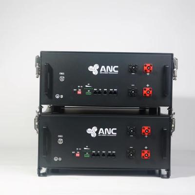 Armazenamento de bateria doméstica empilhável ROHS CB ISO 48 kg de alta densidade de energia