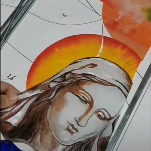 Декоративное здание Температурное искусство Стекло Стекло Домашнее свинцовое витражи Для дверных окон перегородки