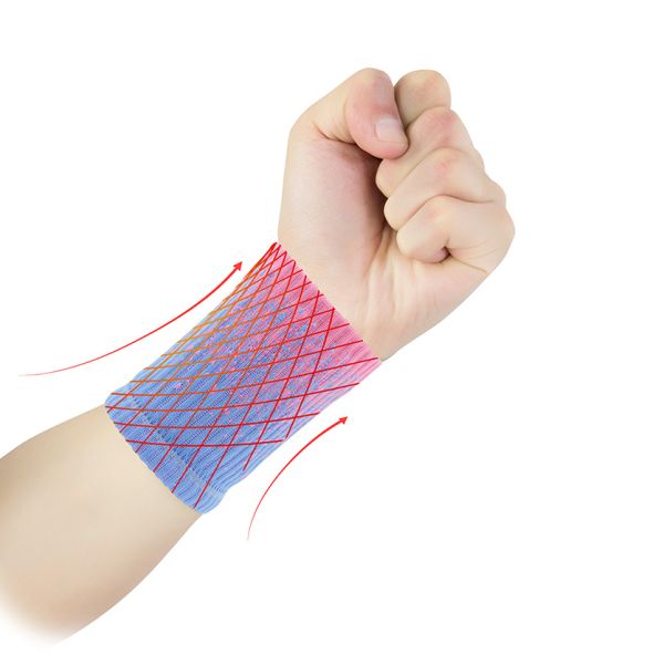Oem Colorful Elastic Wrist Grips Fitness Wrist Bands For Crossfit Under Grips