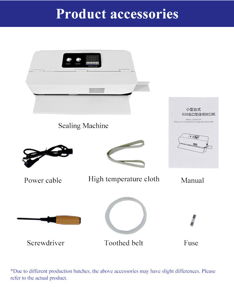 Continuous Band Plastic Coffee Bag Food Packaging Vacuum Bag Sealer
