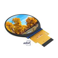 Polcd 480*480 2,1 pouces Panneau LCD circulaire ST7701S Drive Ic IPS Tout angle de vue Ronde TFT Module d'affichage