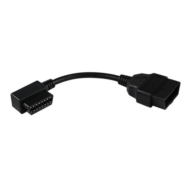 OBD-II 16-Pin Male to Female Extension Cable for Diagnostic Tools