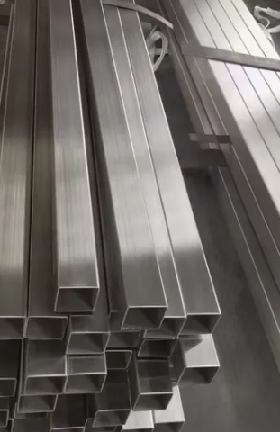 304 Stainless Steel Square Tube 600 Grit Polished with 10x10mm-200x200mm Size Range and 0.8mm-8mm Wall Thickness