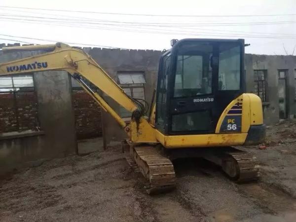 Used komatsu pc56-7 excavator for sale