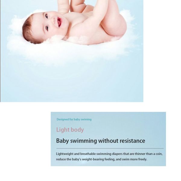 ODM Ulta Thin Disposable Swim Pants Non Woven Baby Swimming Diapers For Toddlers