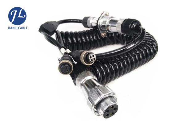 5 Pin Copper Trailer Suzi Extension Cable PVC / PU Outside Jacket Waterproof