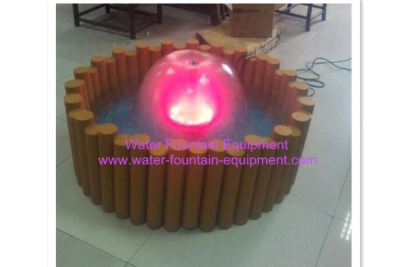 Indoor / Outdoor Crystal Mushroom Water Fountain Set With Lights , 68cm -100cm