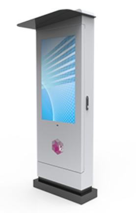 Highly Durable Outdoor Digital Kiosk 49 Solid Structure Withstand Rain Dust