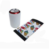 Customized Sublimation Can Cooler Blanks With Black Edge Neoprene Sublimation Koozies
