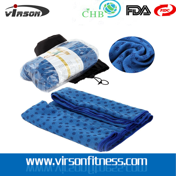 hot sell microfiber yoga mat towel with logo China manufacturer