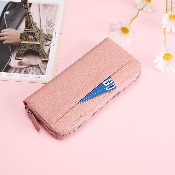 Newest Fashinable 2024 Korean Fashion Female Clutch Card Holder Wallet Women Pu Leather Luxury Long Wallets
