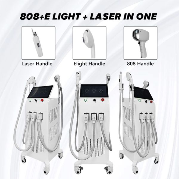 3 In 1 Soprano Sapphire 808 Diode Laser Hair Removal Device Ipl Laser Hair Removal