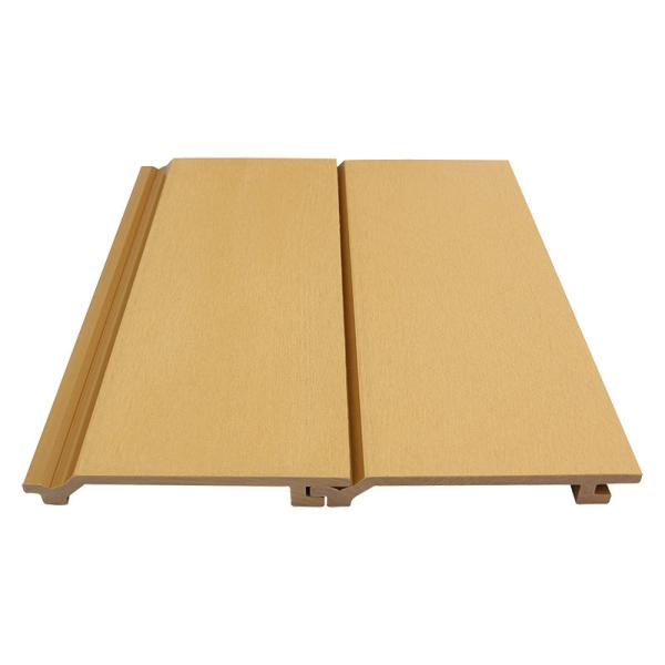HDPE Fade Resistant Exterior Wall Cladding para os painéis de madeira do olhar natural da casa de campo