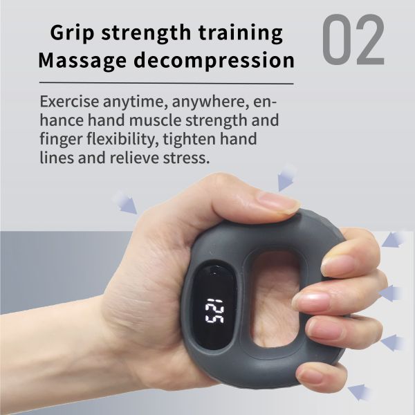 Silicone Grip Force Ring Finger Rehabilitation Training Hand Tire Grip Force Apparatus Men And Women Forearm Fitness