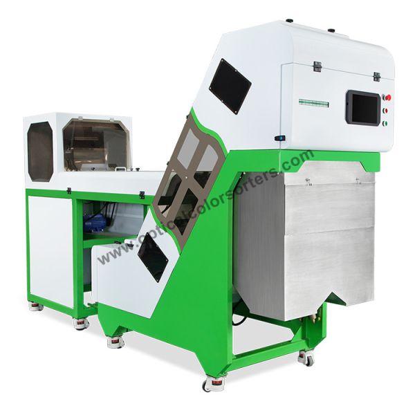Multi Functional Plastic Color Sorter , High Accuracy Color Sorting Equipment