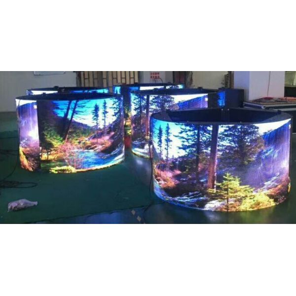 Longda Soft P4 Indoor Led Screen Module 256*128mm 16.7 Trillion Panel Display