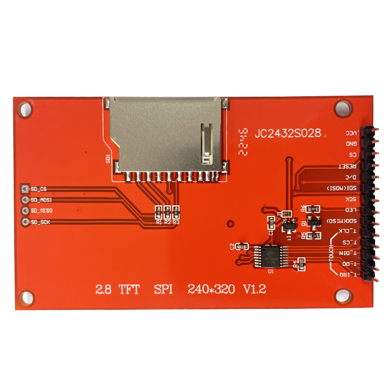 2,8 модуль SPI Lcd показывает дисплей дюйма Ili9341 Spi Tft Lcd модуля 240*320 2,8