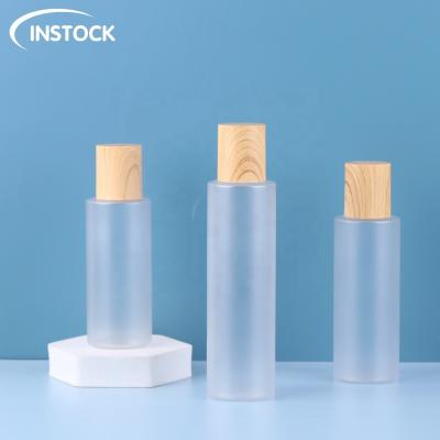 Customized PET Plastic Cosmetic Bottle Round For Nail Polish / Skincare Cosmetics