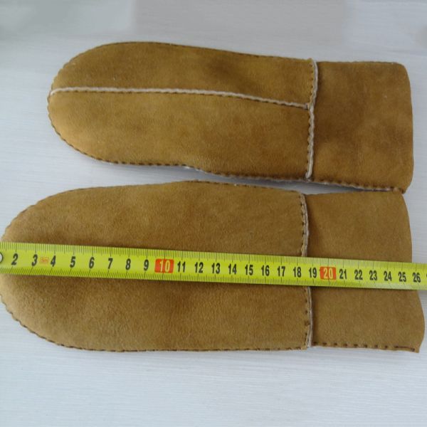 Classic Style Spanish Merino Double Face leather gloves mittens