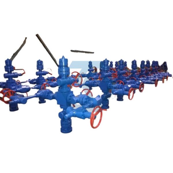 Appareils de tête de puits de champs pétrolifères API Assemblage d'arbre de Noël à haute pression pour le forage de pétrole et de gaz