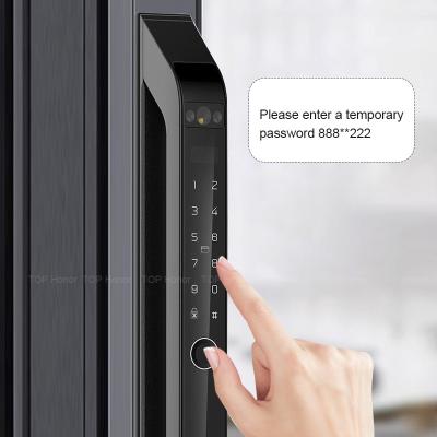 Smart 3D Face ID Door Lock Fingerprint Password IC Card Digital Sliding Door Lock