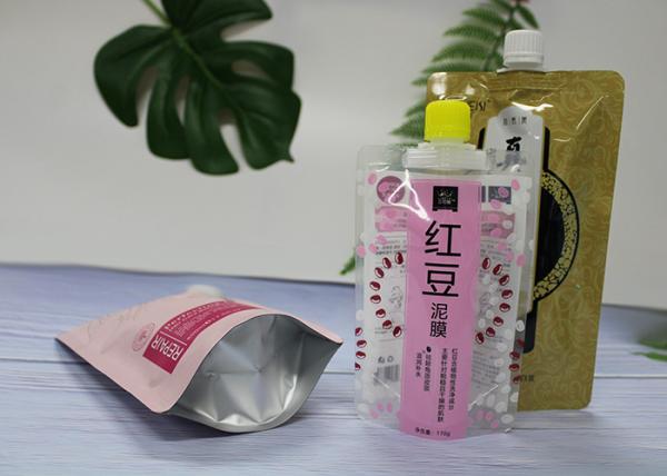 Plastic Liquid Spout Bags / Resuable Wine Doypack 50ml To 3L With Spout