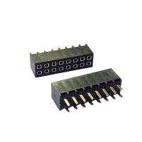 Double connecteur d'en-tête de boîte de rangée de lancement fait sur commande de 2.54mm pour le transfert des données et le remplissage