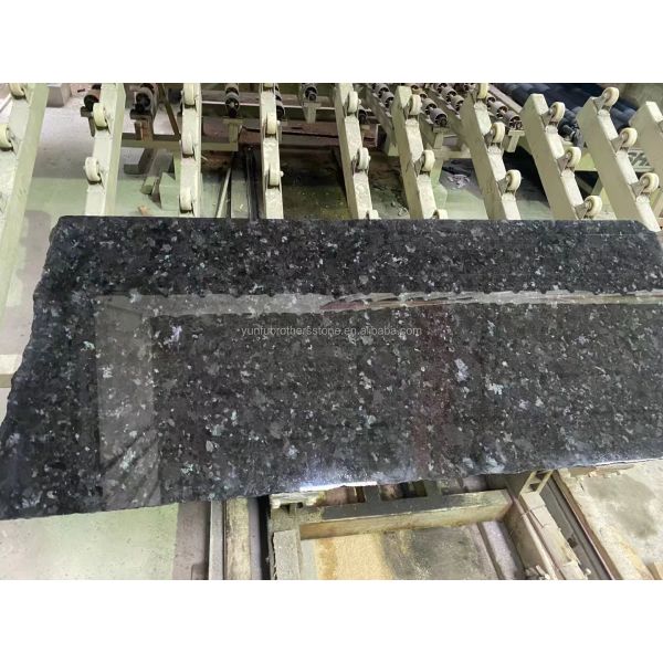 Villa Graphic Design using Natural Shangri-La Black Granite Stone from African Quarry